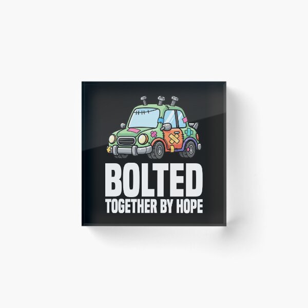 Item preview, BOLTED TOGETHER BY HOPE - MECHANIC designed and sold by KEF Custom.