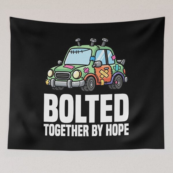 Item preview, BOLTED TOGETHER BY HOPE - MECHANIC designed and sold by KEF Custom.