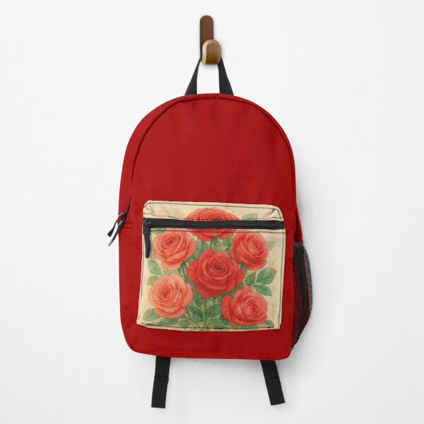 Item preview, Red roses in watercolor designed and sold by Nova Órbita.