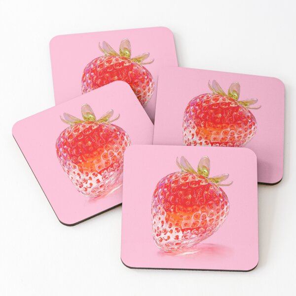 Item preview, Glass Strawberry Fruit Aesthetic designed and sold by scicilysimonee.