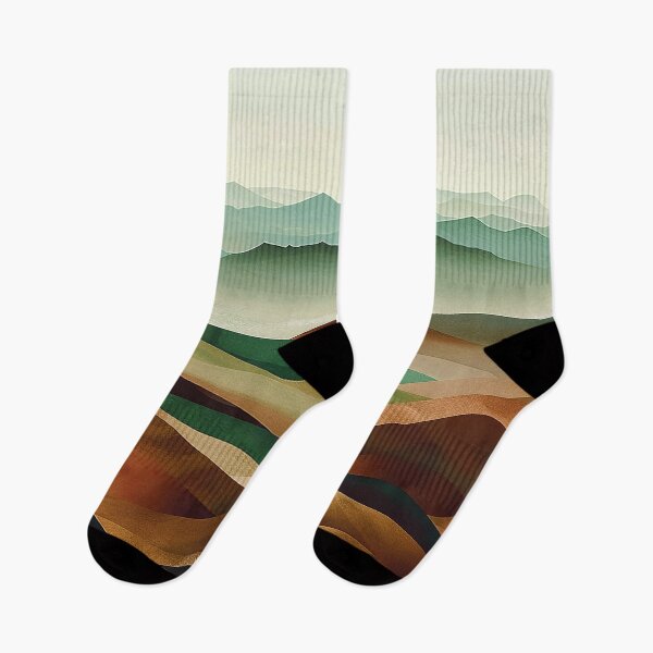 Item preview, Luxurious Abstract Mountain Landscape In Sage And Earthtones  designed and sold by DEC02.