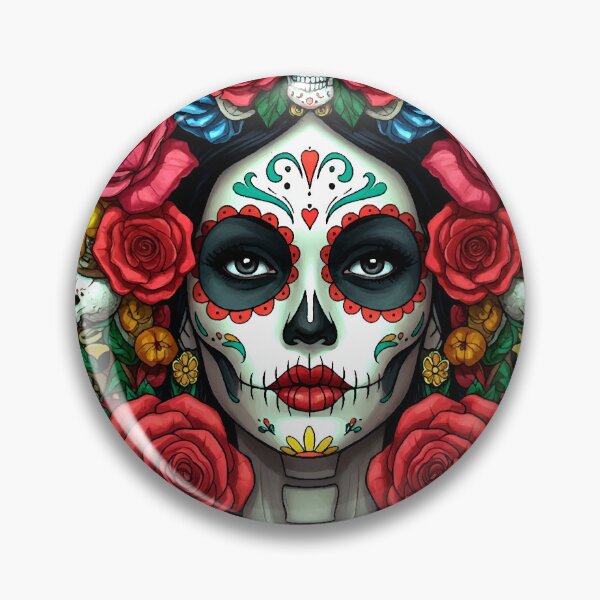 Aperçu de l'œuvre Catrina Calavera – Art mexicain emblématique créée et vendue par  Ojo de Lilith.
