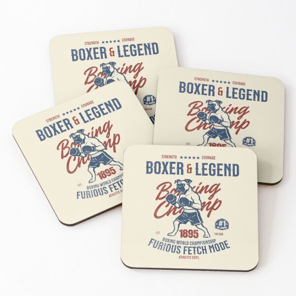 Item preview, Boxer & Legend – Vintage Boxing Dog Champ Design designed and sold by Bossy Dogs Co..