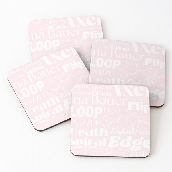 Item preview, Figure Skating Words- Subway Style Print- Ballet Pink designed and sold by Purposely Designed.