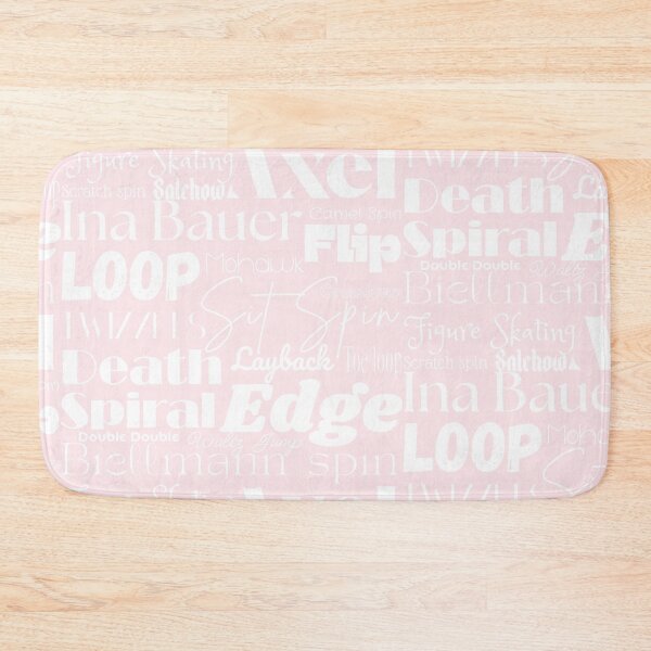 Item preview, Figure Skating Words- Subway Style Print- Ballet Pink designed and sold by PD-Skating.