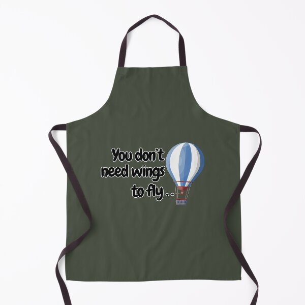Item preview, You Don’t Need Wings to Fly – Balloon Quote Art designed and sold by idealis.