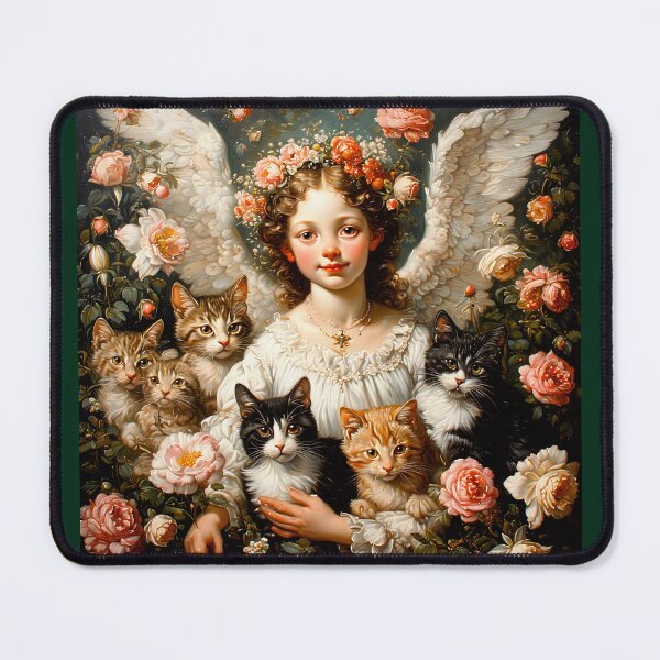 Item preview, Saint Gertrude of Nivelles with cats. designed and sold by Natalia-Vlad.