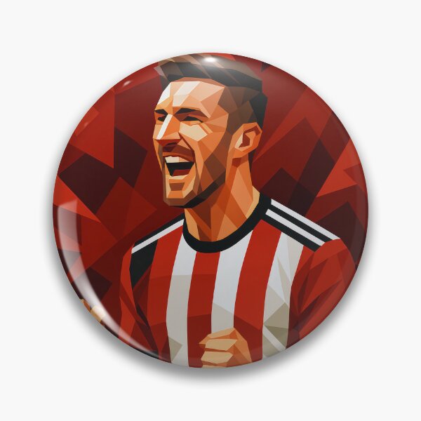 Item preview, Chris Basham SUFC Sheffield Football Legend Fan Art designed and sold by kakarikihill.