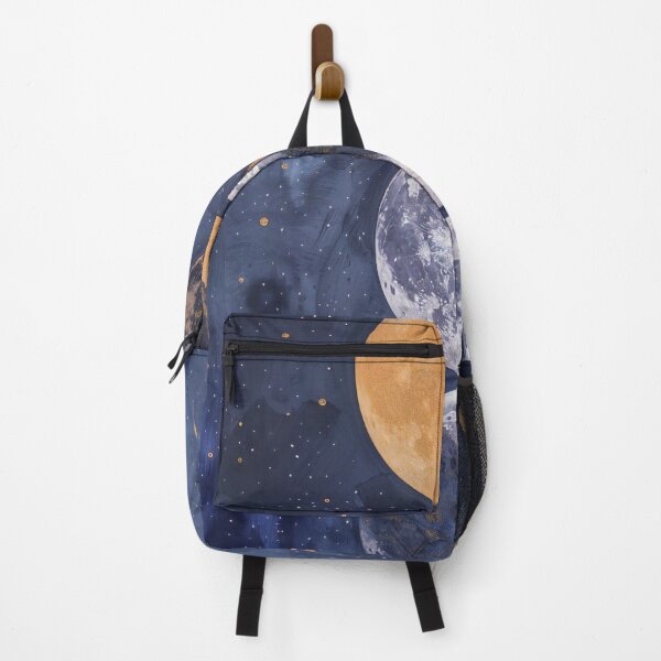 Item preview, Celestial Moon Phases – Navy and Gold designed and sold by RealmAndRender.