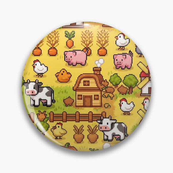 Item preview, Cozy Farming Sim Pixel Art Pattern designed and sold by StickyGuys.