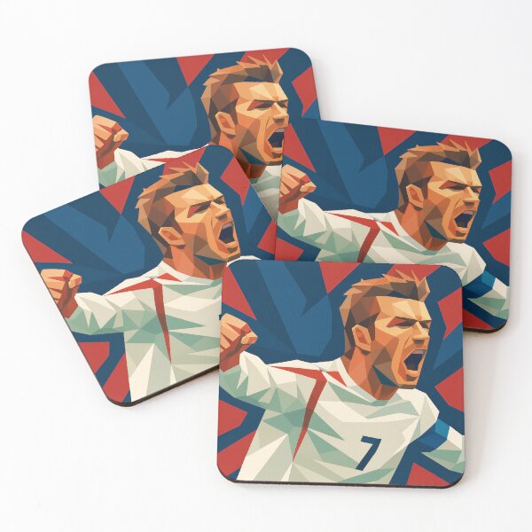 Item preview, David Beckham England Football Legend Soccer Icon Art designed and sold by kakarikihill.
