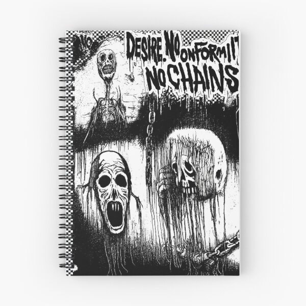 Item preview, No Desire No Conformity No Chains Horror Art designed and sold by Uglyandcute.