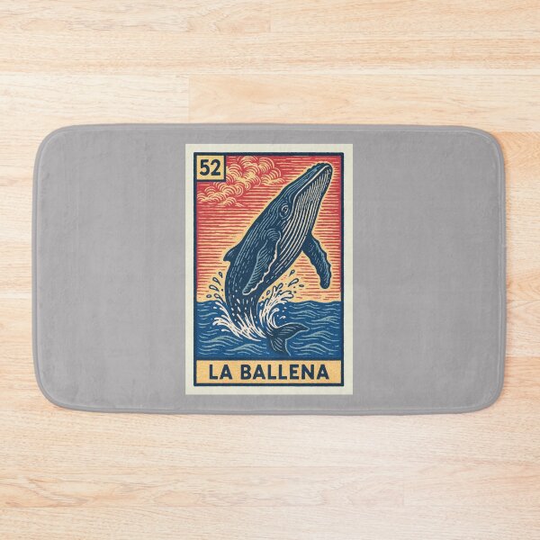Item preview, Mexican Lottery Card 52 La Ballena The Whale designed and sold by retrographics.