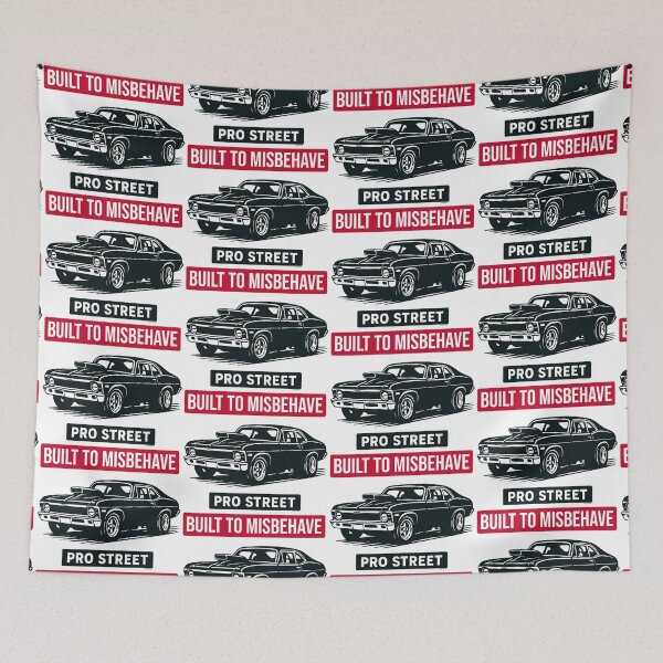 Item preview, Built to Misbehave, Pro Street Muscle Car Rebellion Design designed and sold by Automotive Art by Greg.