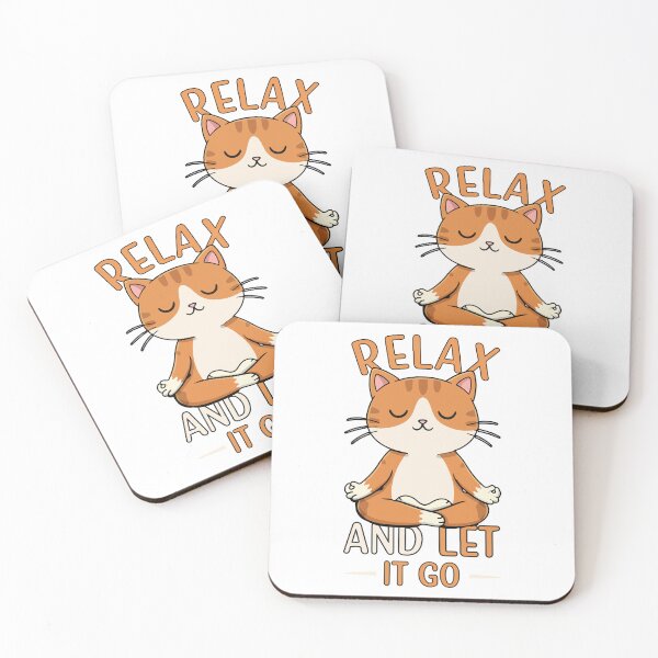 Item preview, Relax and Let It Go – Cute Meditating Cat Design for Mindfulness & Yoga Lovers designed and sold by Pluto ⭐️.