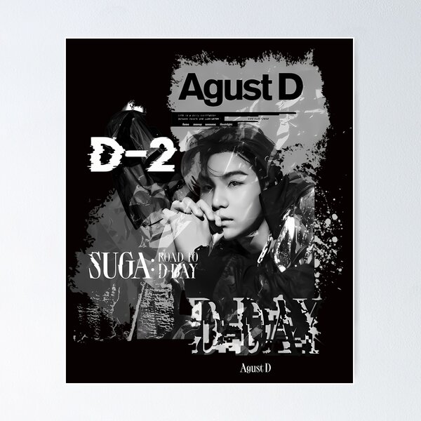 SUGA Agust D D-DAY THE ORIGINAL ポスター SUGA Agust D TOUR [ D-DAY ] The Original POSTER SET - Music