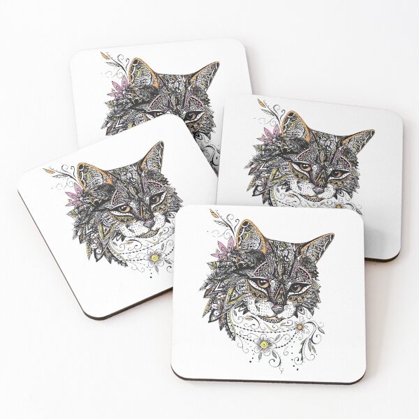 Item preview, Henna Cat designed and sold by Cora Worthington Art.