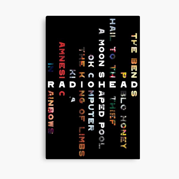 Discography Canvas Print