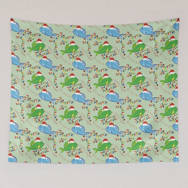 Item preview, Christmas Fishies designed and sold by jebsicka.