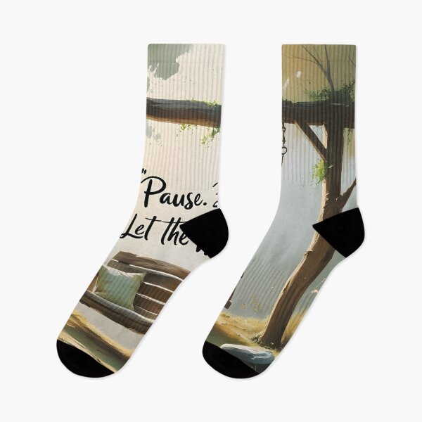 Item preview, Pause Breathe Let The World Wait, Self Care Quote designed and sold by MoMidoStore.