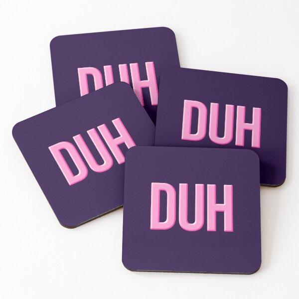 Item preview, DUH in Pink Bold  designed and sold by Memes N Lore .