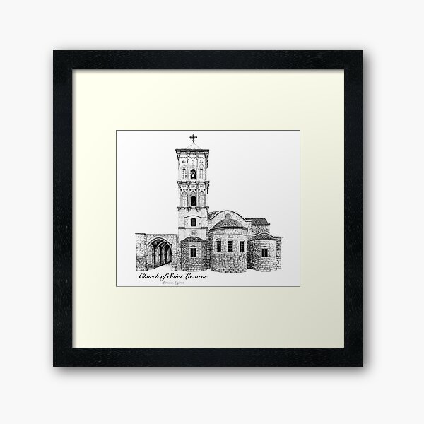 Church of St. Lazarus - Larnaca, Cyprus by Amanda M Lucas Framed Art Print