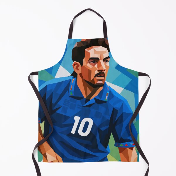 Item preview, Roberto Baggio Italy Football Legend Soccer Icon Art designed and sold by kakarikihill.