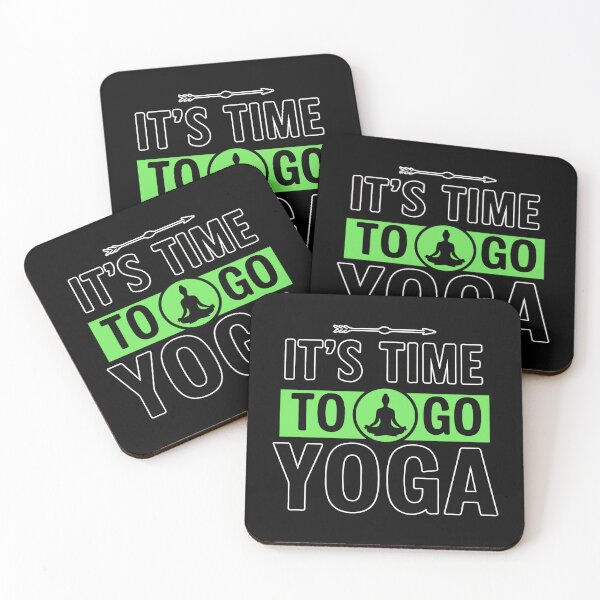 Item preview, It’s Time to Go Yoga – Bold Motivational Design for Yoga Enthusiasts designed and sold by Pluto ⭐️.