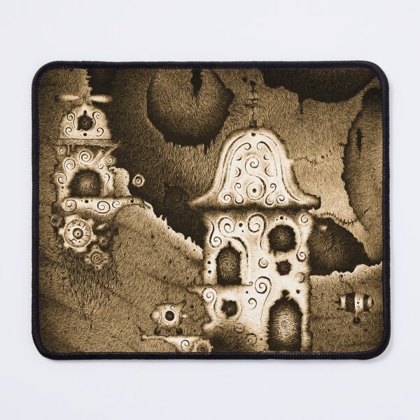Item preview, Flying houses. Dotwork painting. Not AI generated, hand drawn. designed and sold by michal.m.C..