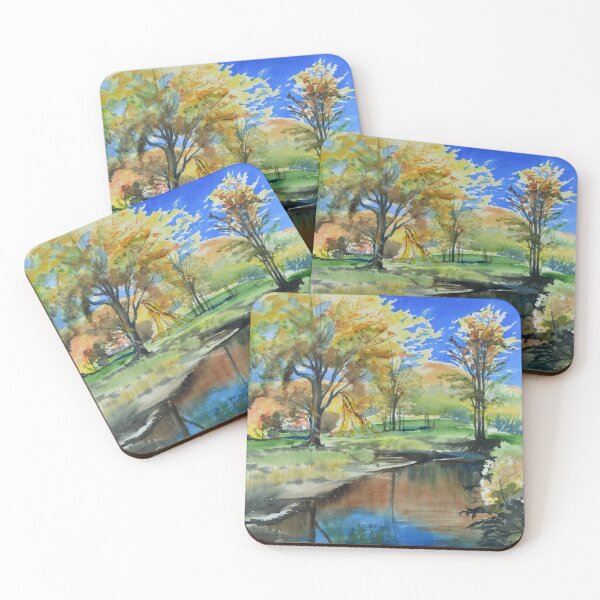 Item preview, Autumn Reflections by the River designed and sold by MerriliesBrush.