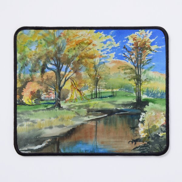 Item preview, Autumn Reflections by the River designed and sold by MerriliesBrush.