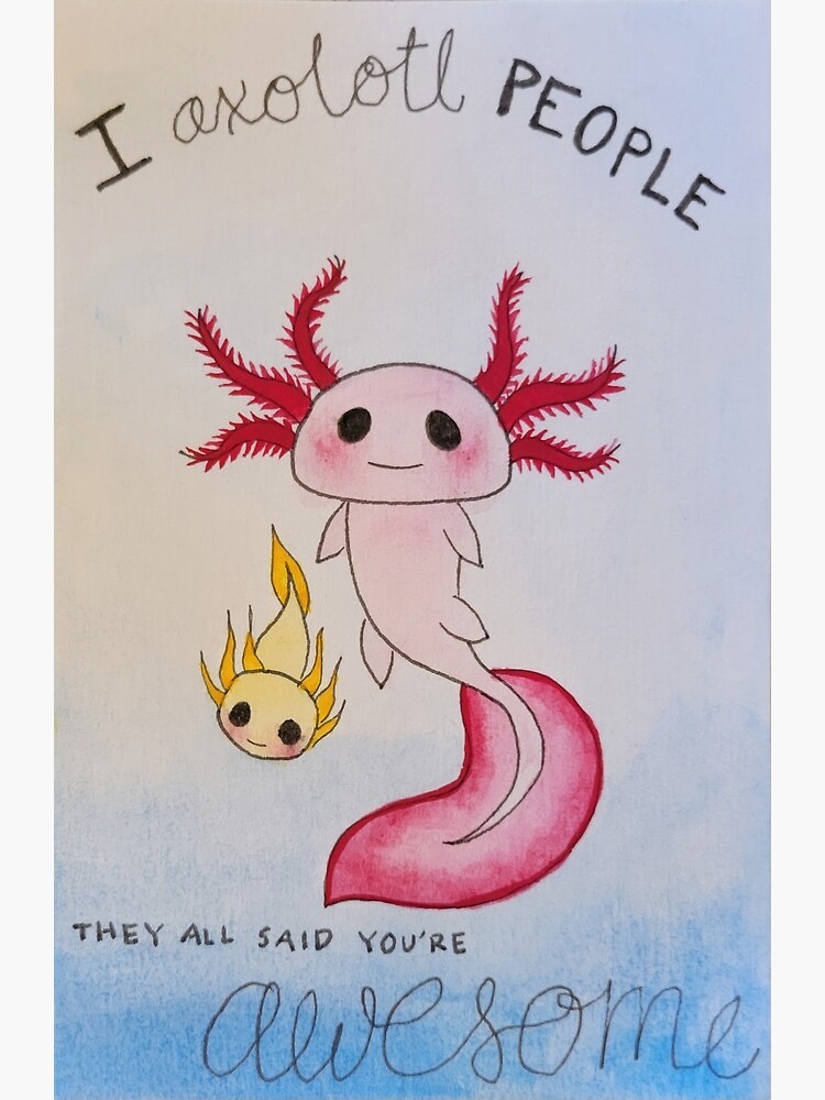 Thumbnail 2 of 2, Greeting Card, A lot of People Said You’re Awesome designed and sold by lenacreatesart.