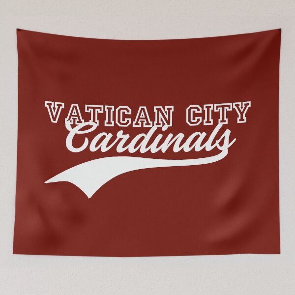 Item preview, Vatican City Cardinals Vintage Baseball Swoosh Logo Pope White designed and sold by opptop.