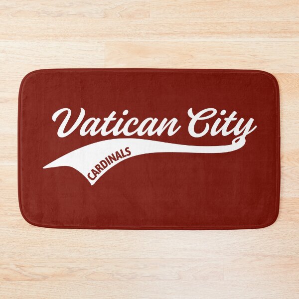 Item preview, Cursive Vatican City Cardinals Vintage Baseball Swoosh Logo Pope White designed and sold by opptop.