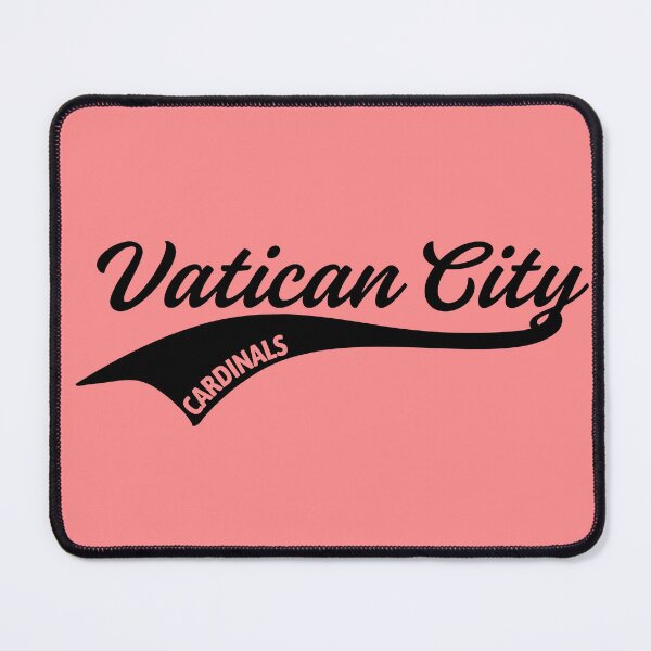 Item preview, Copy of Cursive Vatican City Cardinals Vintage Baseball Swoosh Logo Pope White designed and sold by opptop.