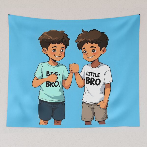 Item preview, Big Bro" and "Little Bro designed and sold by Uglyandcute.