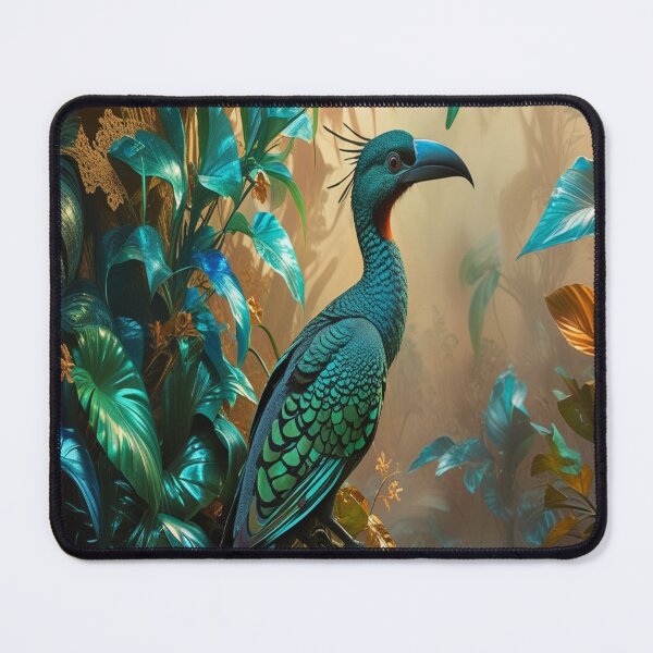Item preview, Camouflaged Exotic Bird in Psychedelic Jungle designed and sold by Max Store.