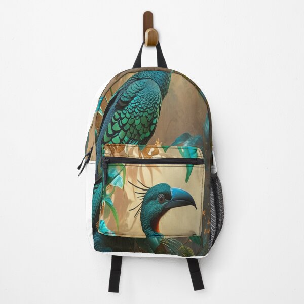 Item preview, Camouflaged Exotic Bird in Psychedelic Jungle designed and sold by Max Store.