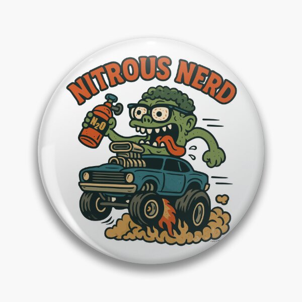 Item preview, Nitrous Nerd, Nerdy Comic Racer designed and sold by Automotive Art by Greg.