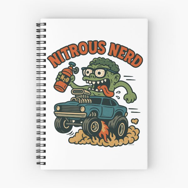 Item preview, Nitrous Nerd, Nerdy Comic Racer designed and sold by Automotive Art by Greg.