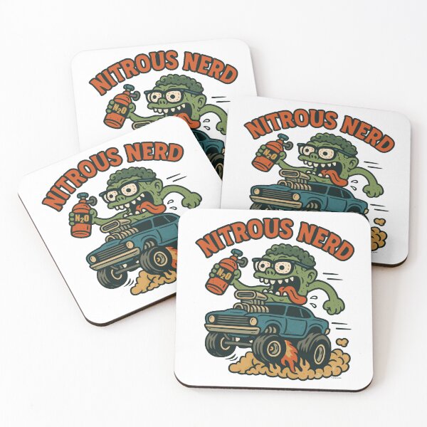 Item preview, Nitrous Nerd, Nerdy Comic Racer designed and sold by Automotive Art by Greg.