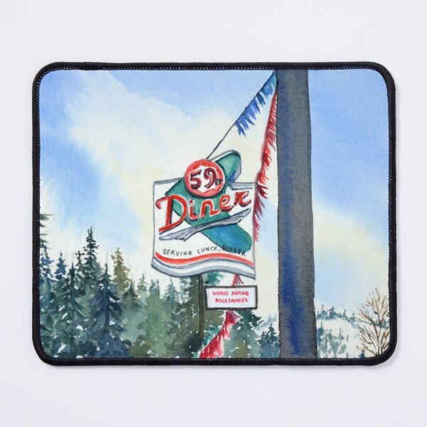 Item preview, 59er Diner Sign designed and sold by MerriliesBrush.