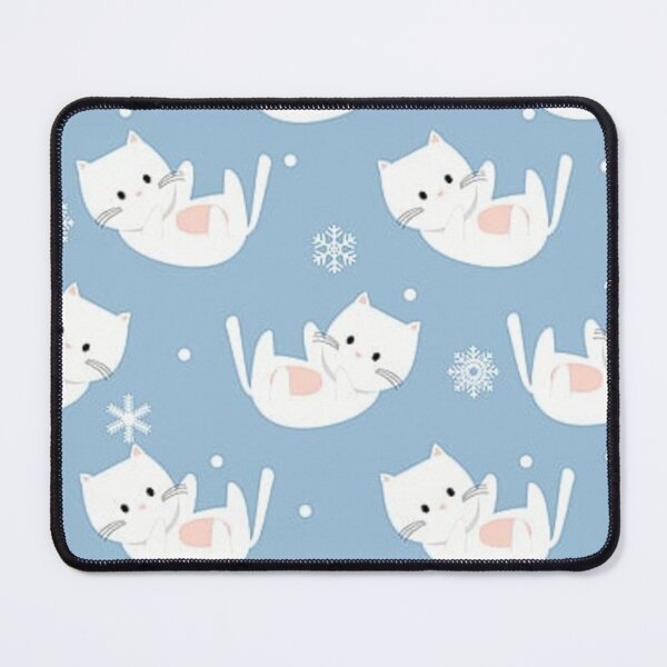 Item preview, white cats designed and sold by pksart1.