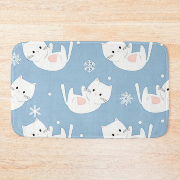 Item preview, white cats designed and sold by pksart1.
