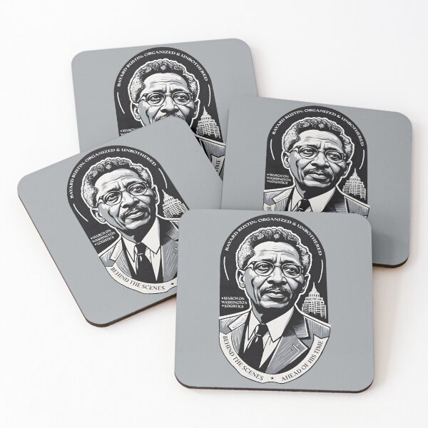 Item preview, Bayard Rustin: "Behind the Scenes, Ahead of His Time!” designed and sold by 1st Choice Design.