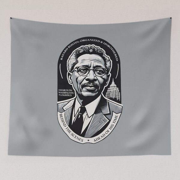 Item preview, Bayard Rustin: "Behind the Scenes, Ahead of His Time!” designed and sold by 1st Choice Design.