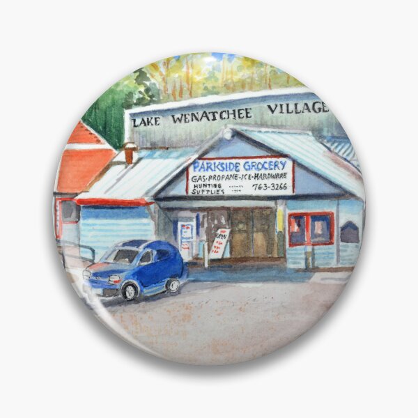 Item preview, Lake Wenatchee Village designed and sold by MerriliesBrush.