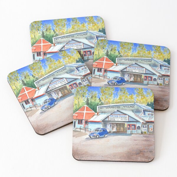 Item preview, Lake Wenatchee Village designed and sold by MerriliesBrush.