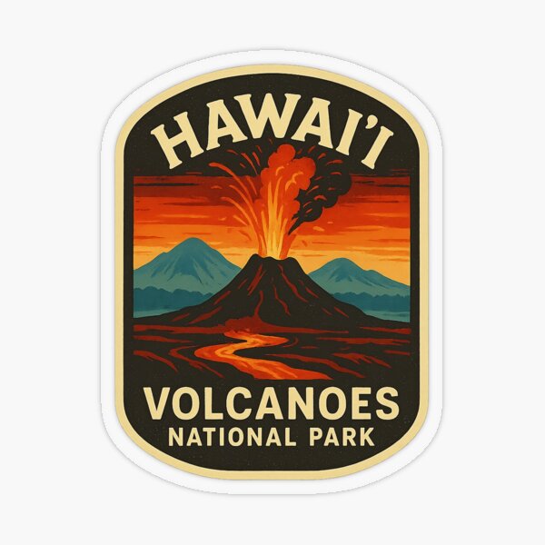 Item preview, Hawaiʻi-Volcanoes-Nationalpark designed and sold by J² Sticker Co.