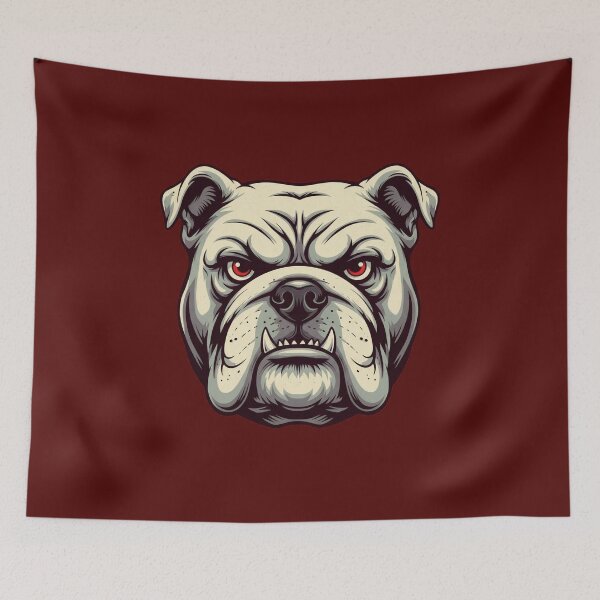 Item preview, Unshakable Loyalty – Fierce Bulldog Stare designed and sold by Rude Monkey Imaginations.